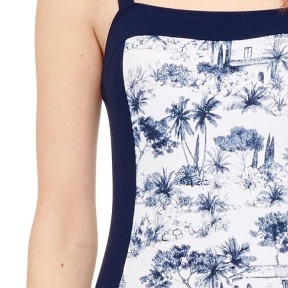 Tory Burch SPF50 Vallauris One-Piece Swimsuit XS - Picture 4 of 11